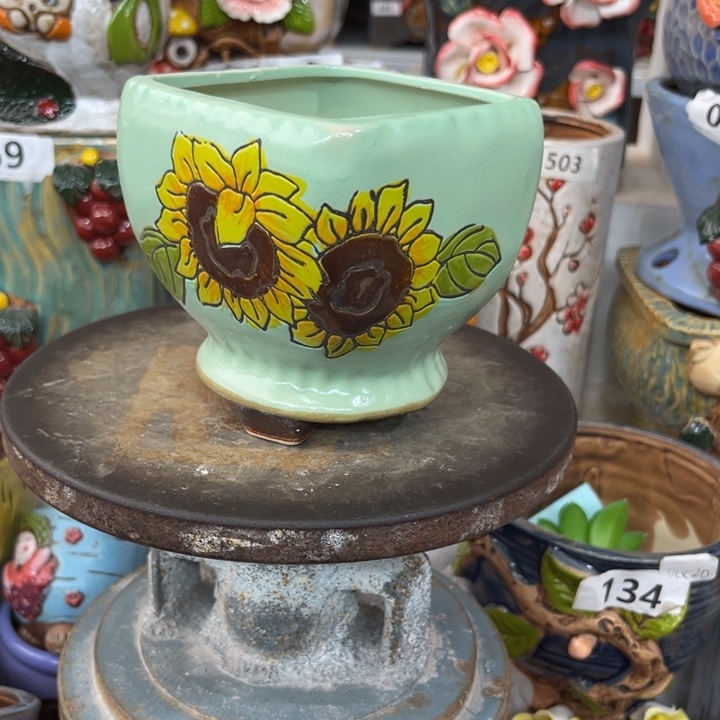 紫砂花盆粗陶材质多肉花盆