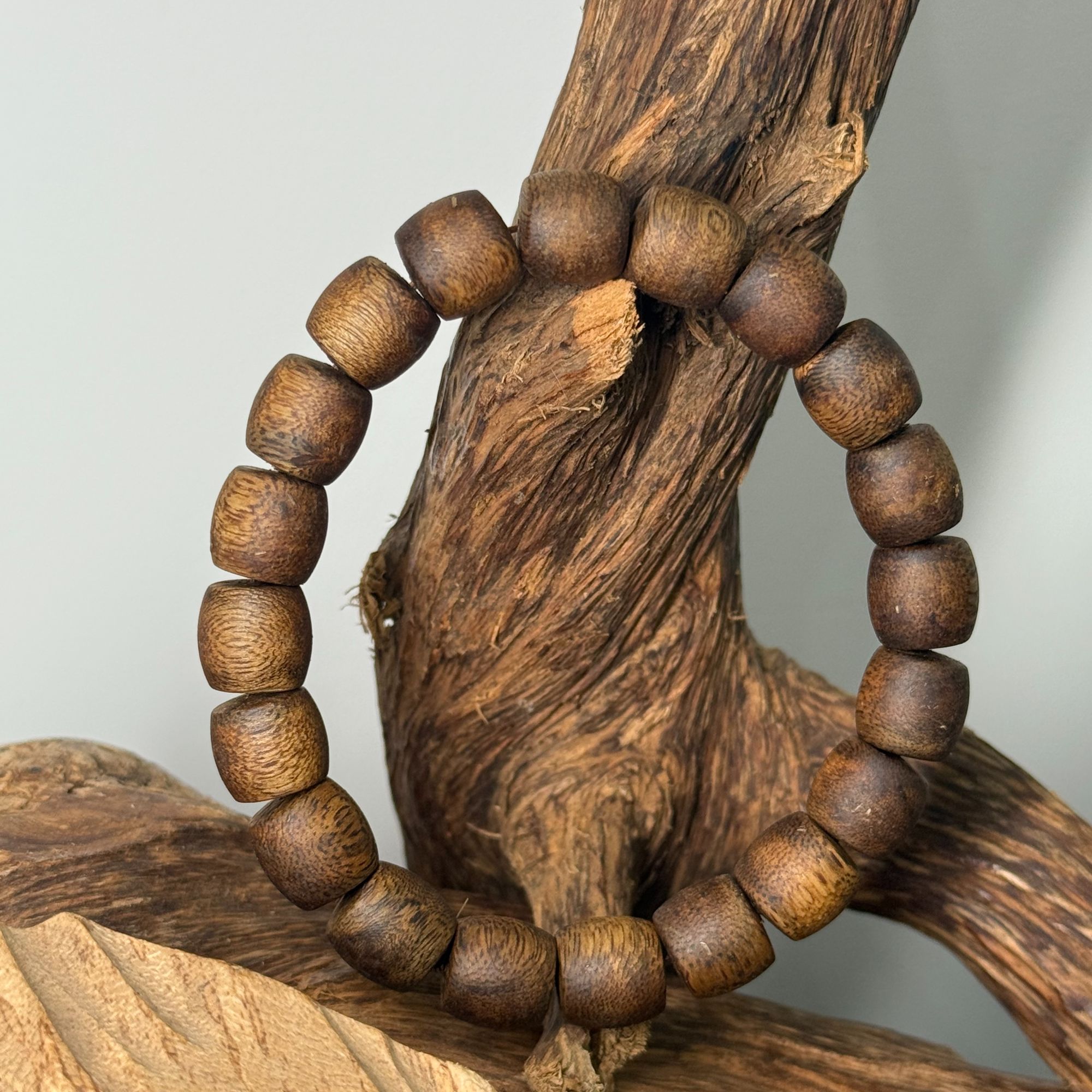 沉香【杭仔精选s级】  沉香海南绿奇楠 鼓珠 11mm 单圈