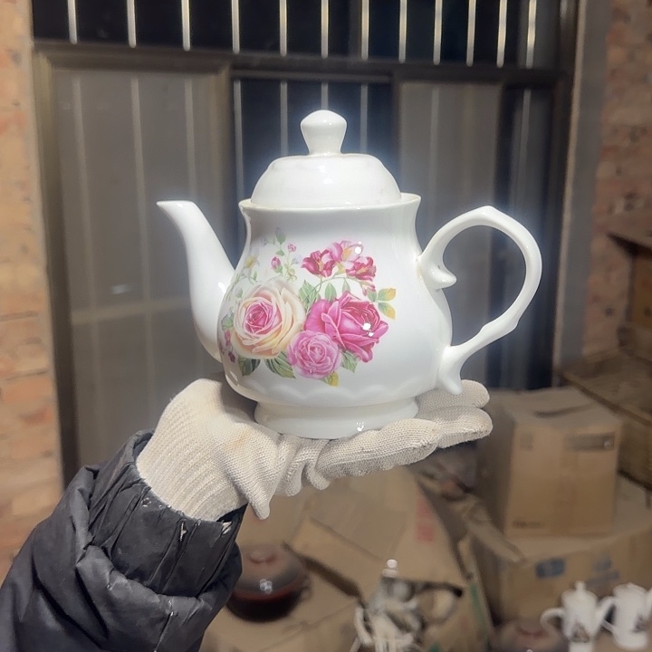 库存微瑕多空茶壶