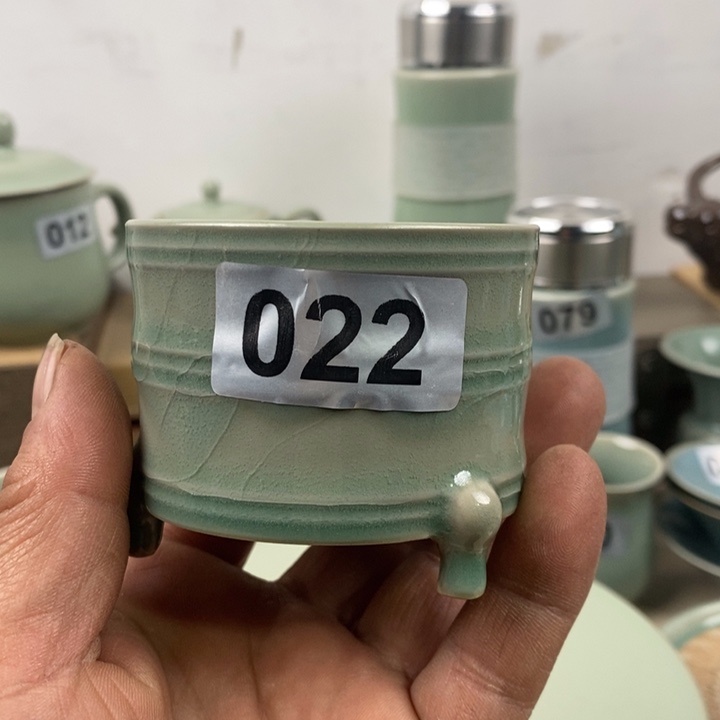 杯子原矿釉，原产地汝瓷