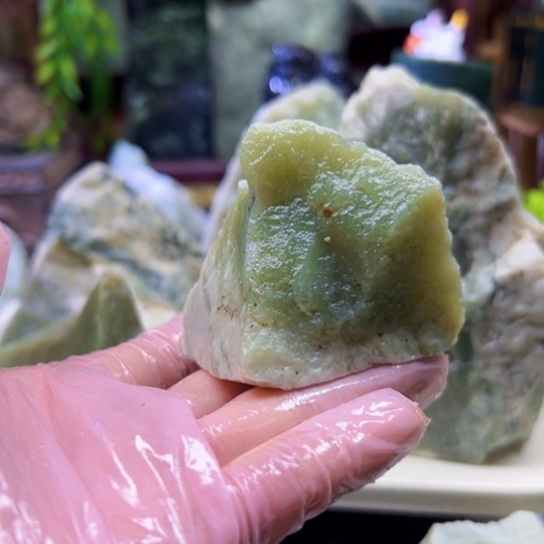 素***雅和田玉（黄玉）未镶嵌挂件