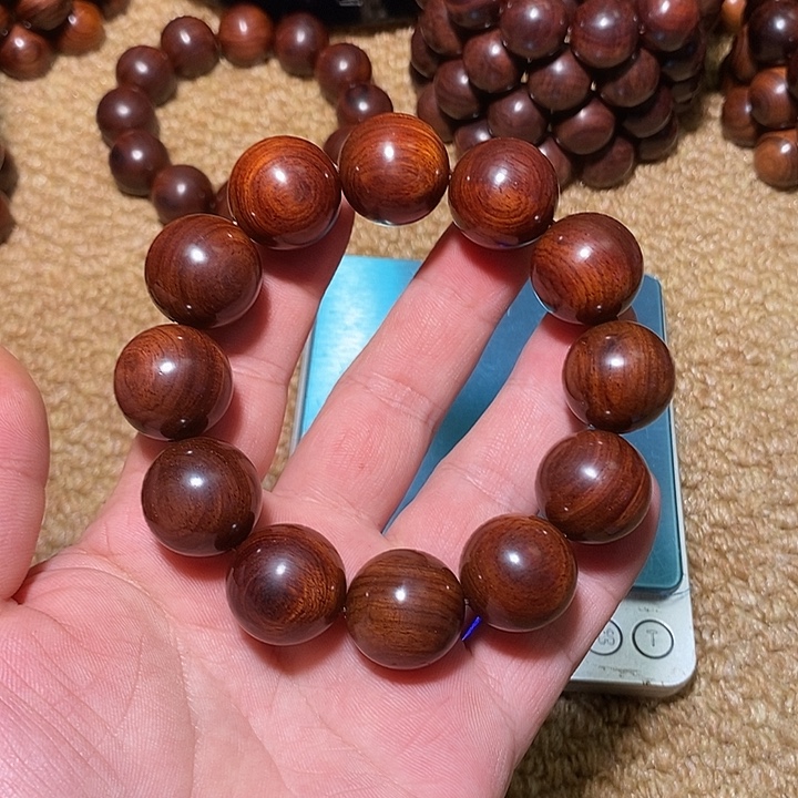 小***蟹小叶紫檀手串/手链