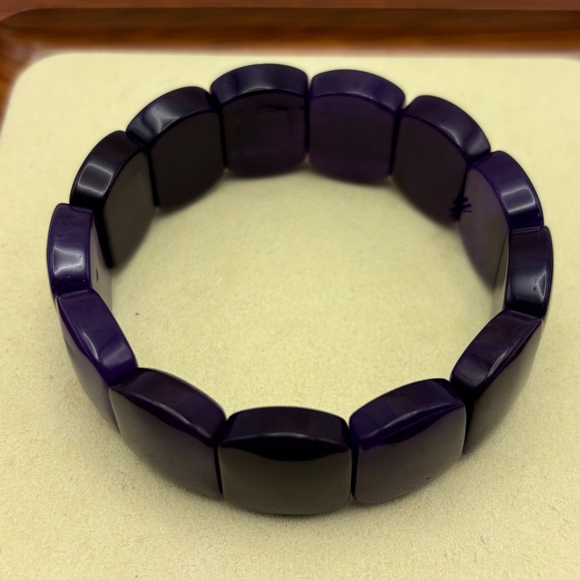 非金属珐琅手链 紫色手排 E190