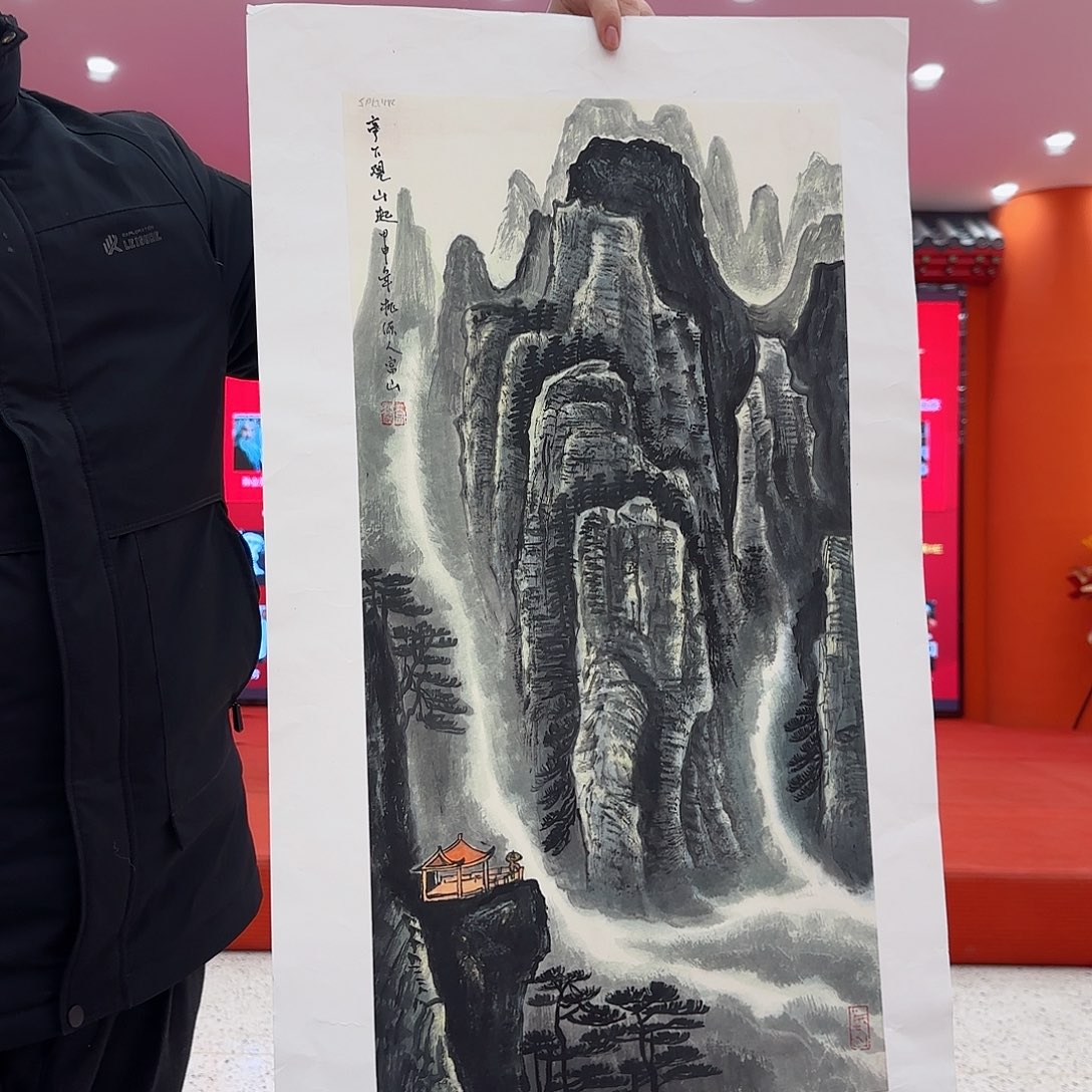 国画艺术家的作品