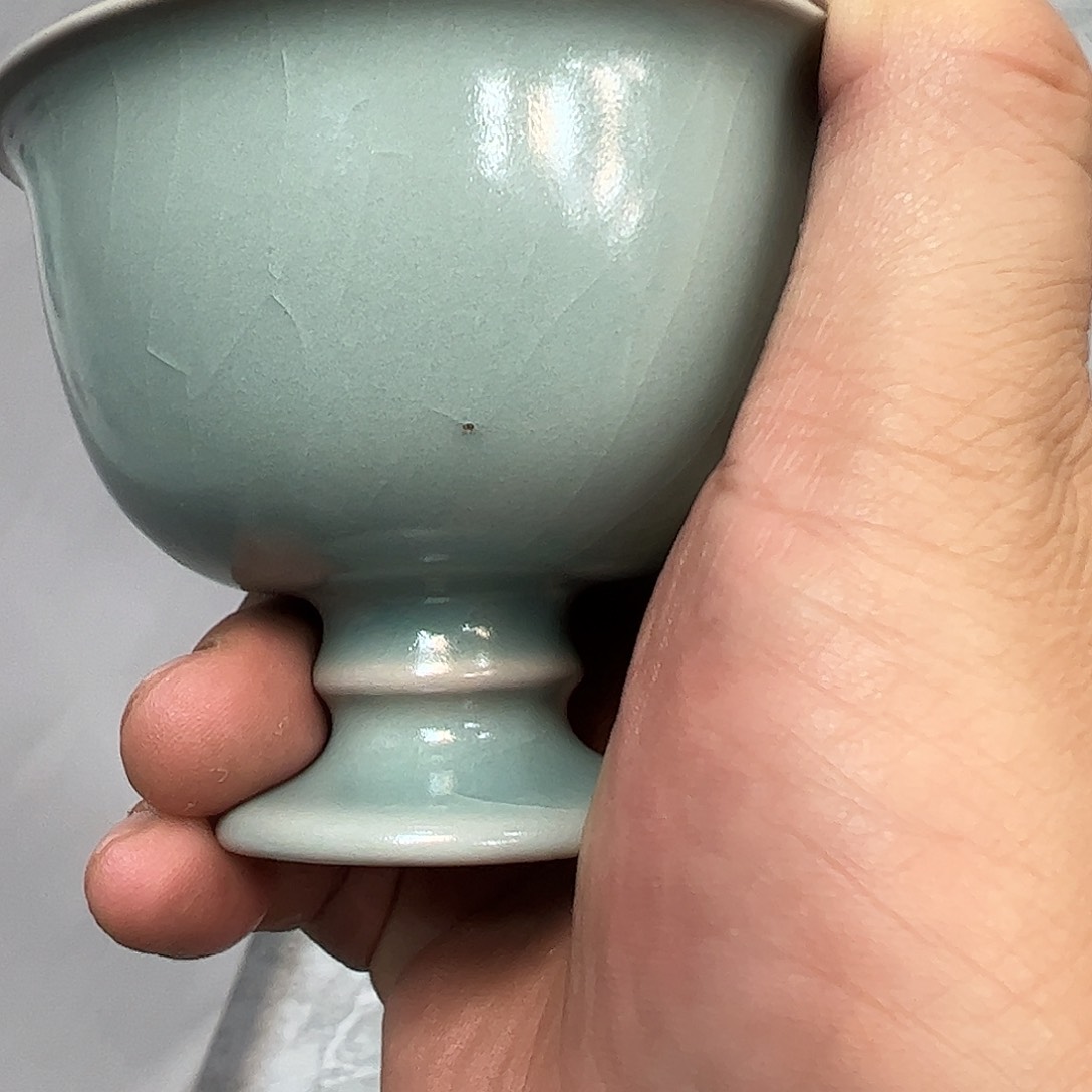 杯驰****义清凉寺原产地汝瓷大大瑕