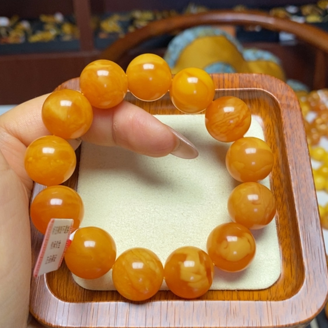 【闪购商品】蜜蜡手链未镶嵌手串