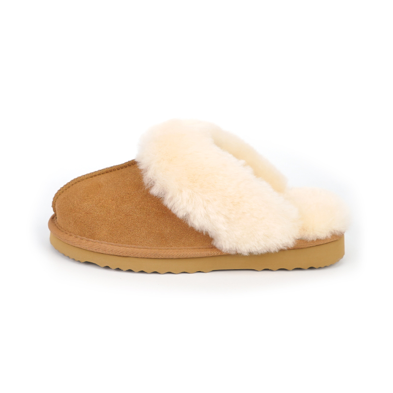 羊皮毛一体星拖【2.5cm】舒适女款雪地靴时尚百搭真皮冬季保暖加厚