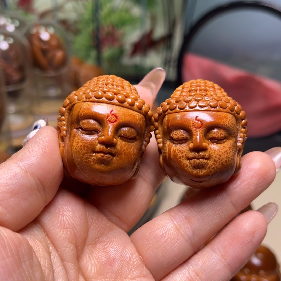 橄榄核手串/手链宝宝佛一对