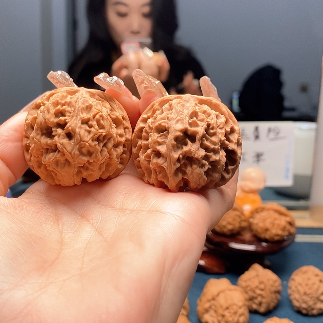 文玩核桃把件苹果42