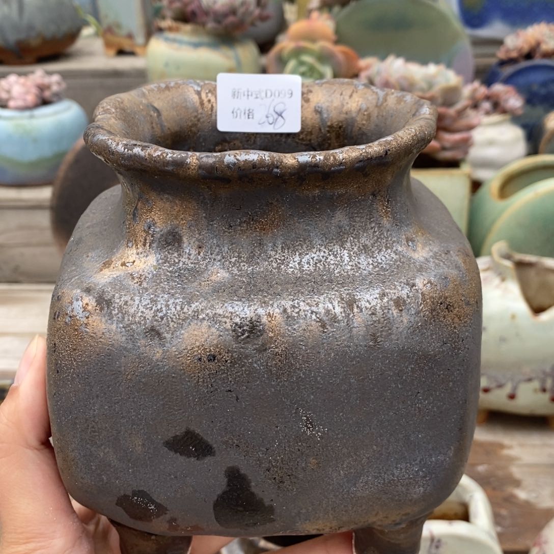 粗砂花盆1987盆新中式099