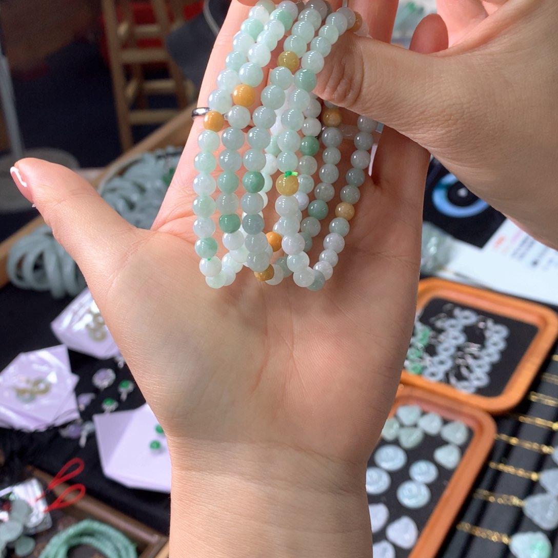 未镶嵌手链翡翠多样性发1