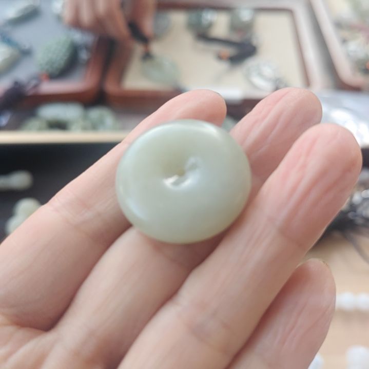 和田玉（青玉）未镶嵌挂件