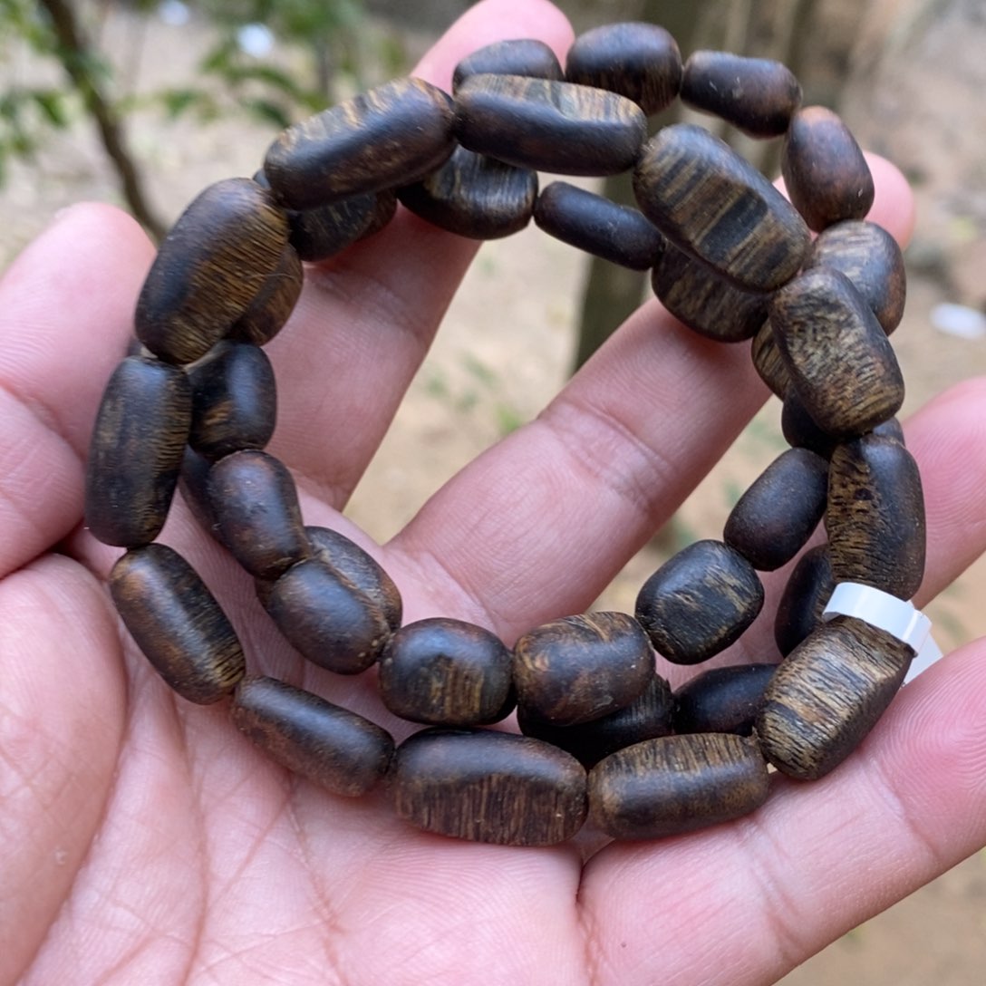 沉香手串留疤单圈多样性发一