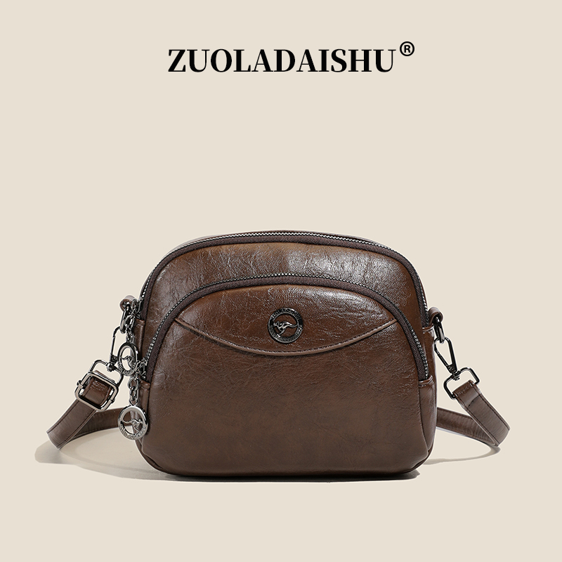 新款2025单肩复古斜挎款单肩包时尚女士手袋斜跨包百搭女士包包