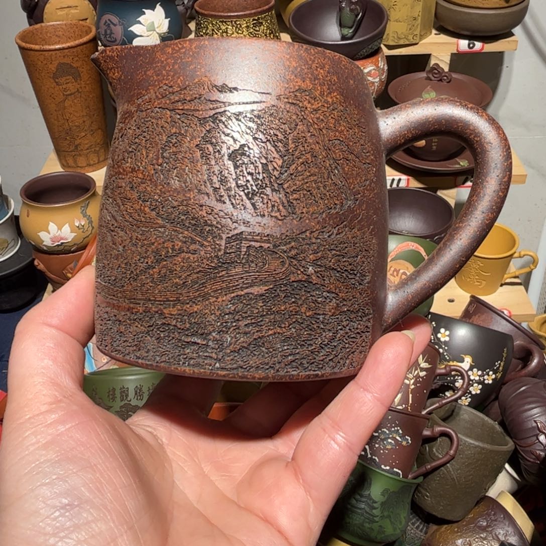 紫砂茶杯宜兴紫砂主人杯