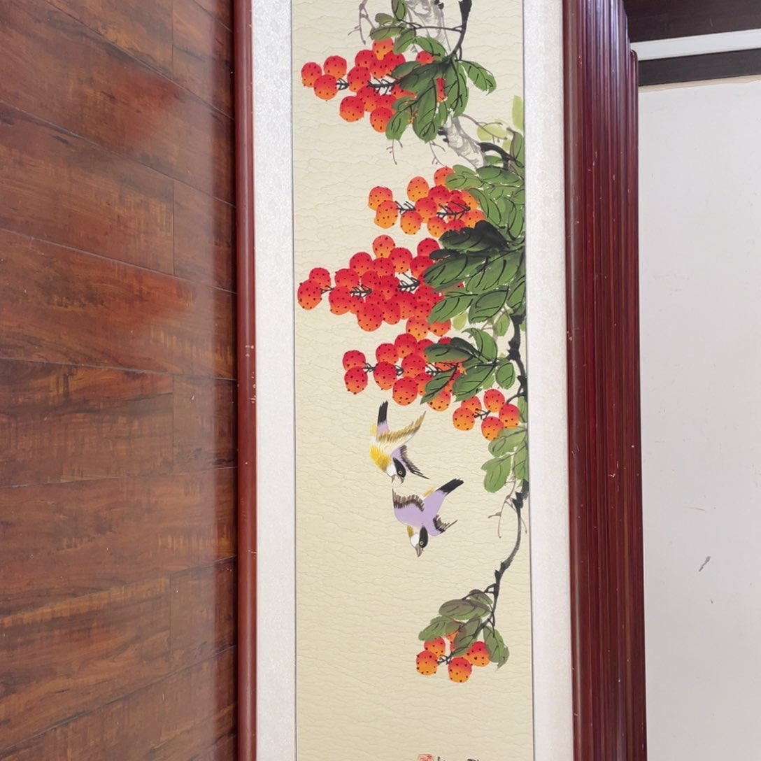 国画带框尺寸48*163厘米