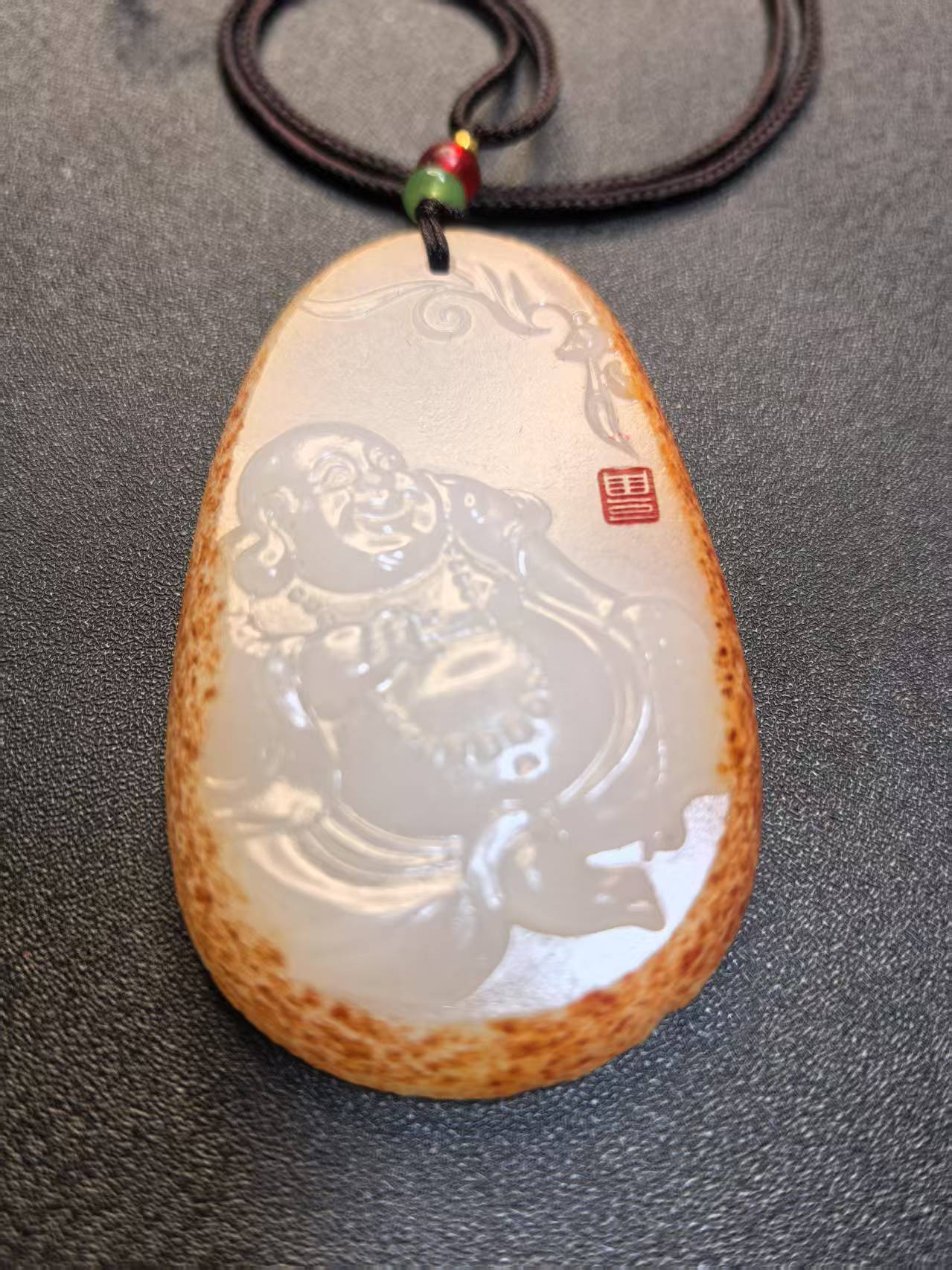 白老皮大肚佛牌（晓晓甄选）
