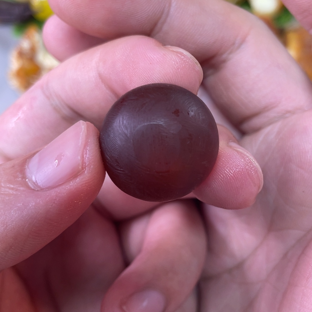 定制琥珀天然琥珀缅珀17圆珠