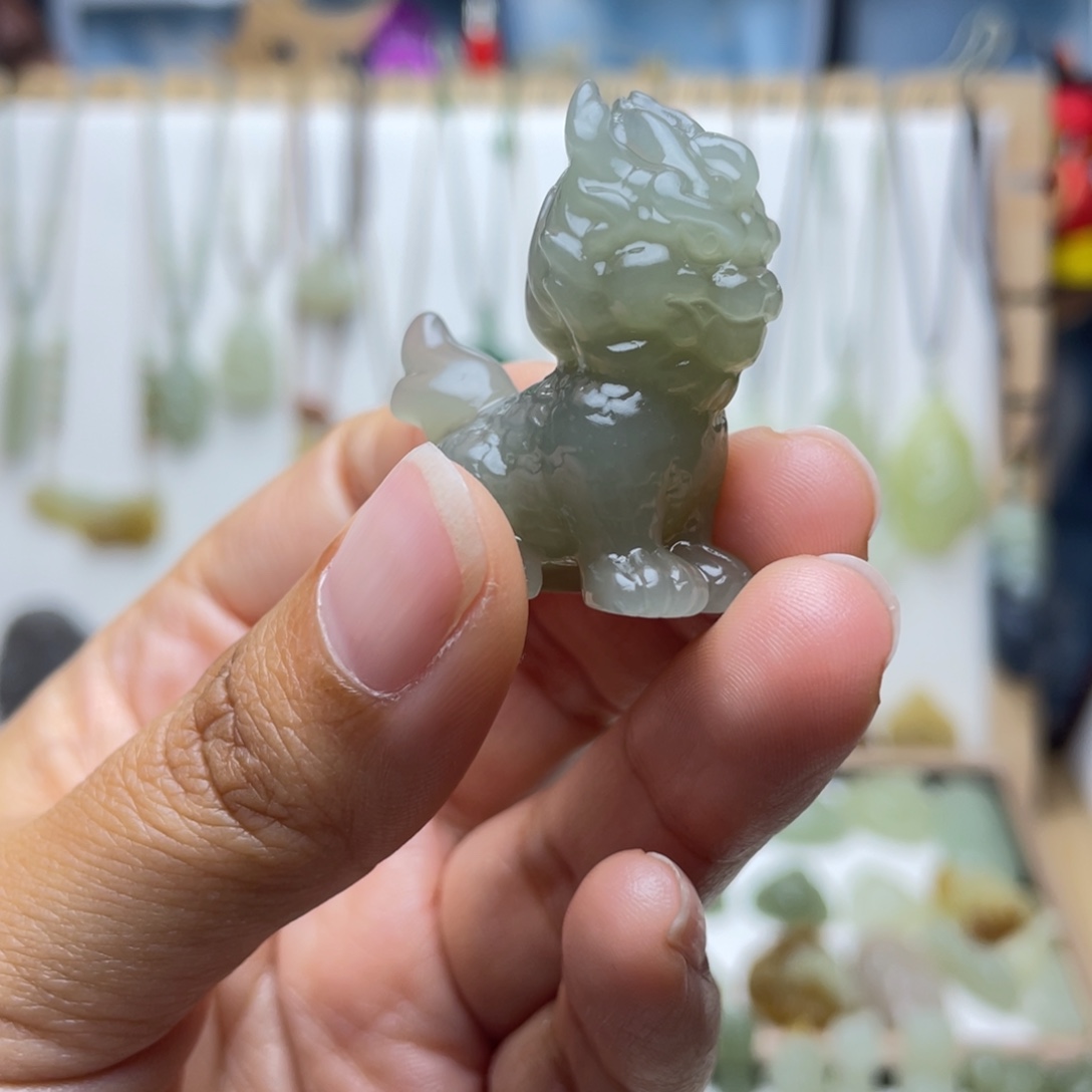 和田玉未镶嵌吊坠(不含链)