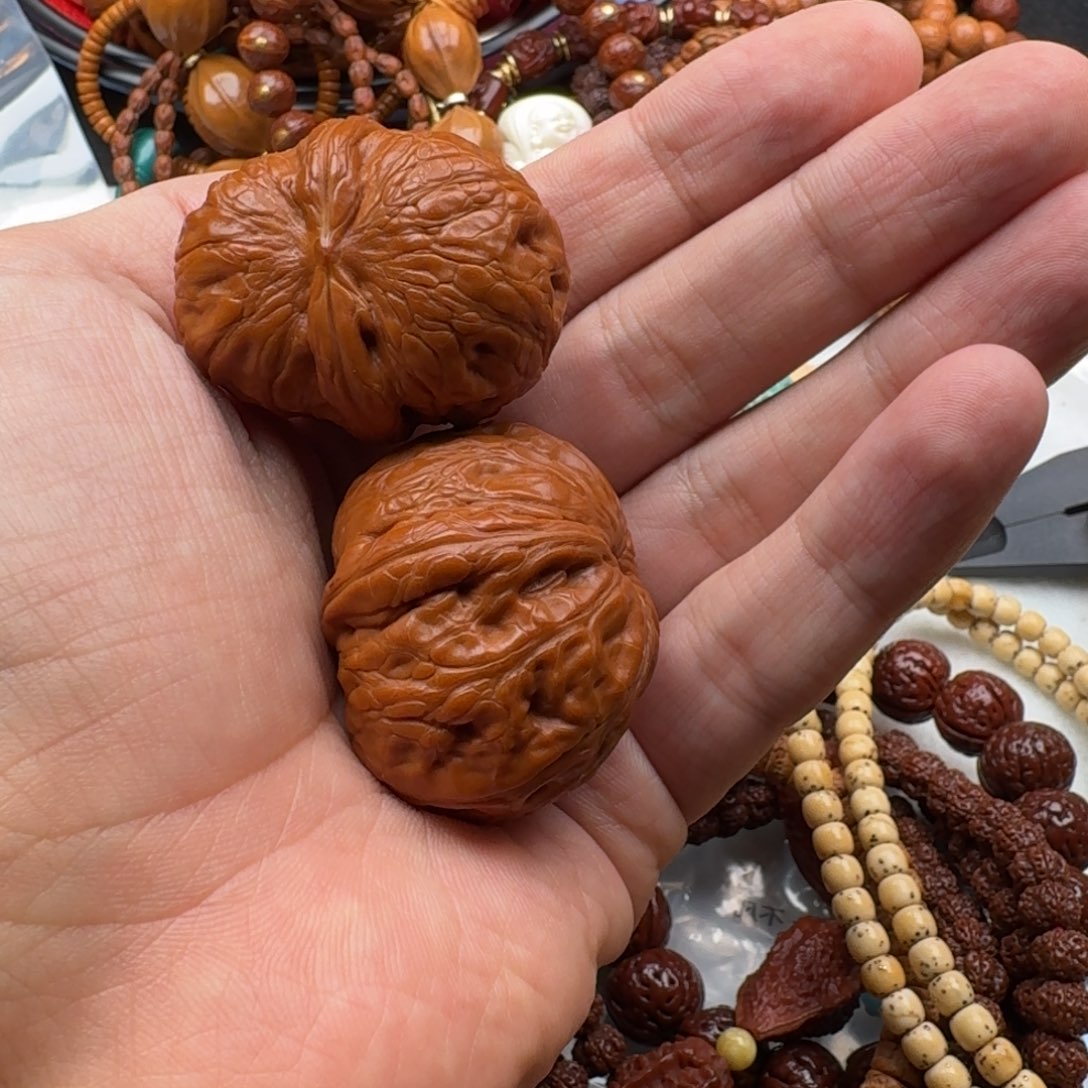 憨***人吊坠凤眼菩提手串