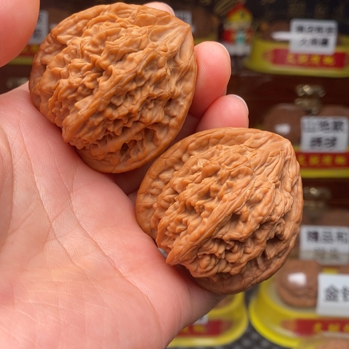 吊坠文玩核桃江*月虎头王