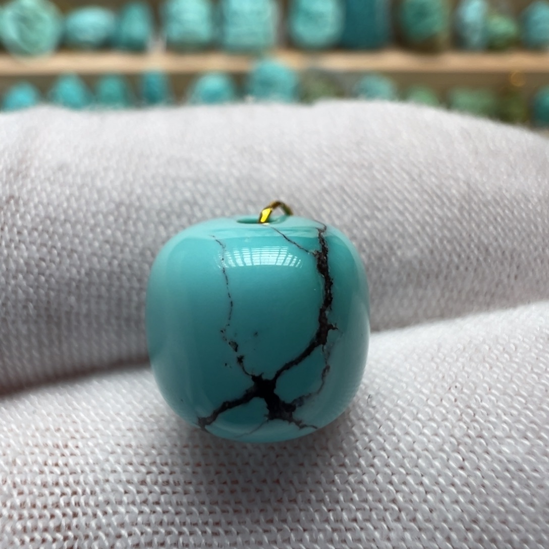 绿松石未镶嵌配饰10*9