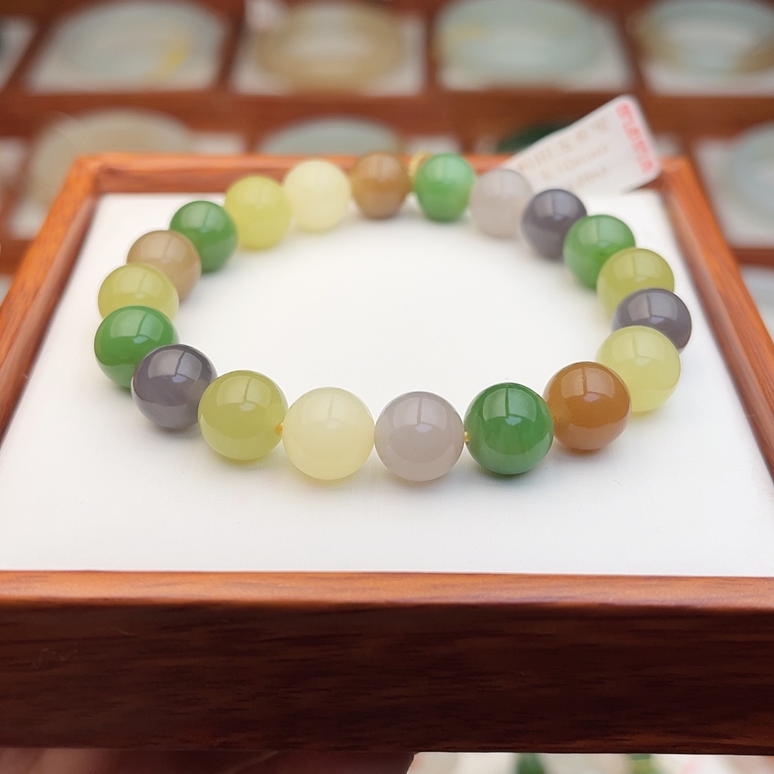 和田玉未镶嵌手串10mm