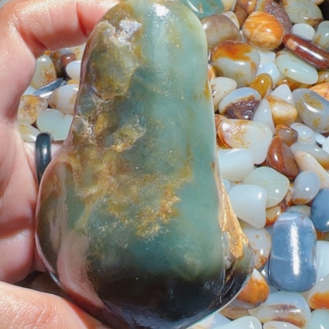 未镶嵌和田玉（糖玉）手链12