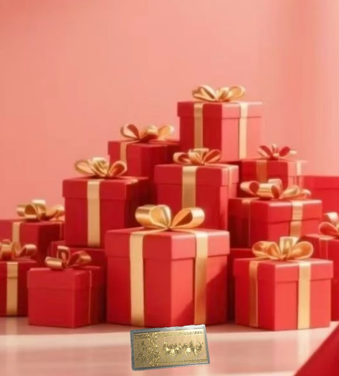 珍藏原创轻职风春节风格精品挂件礼盒-T528