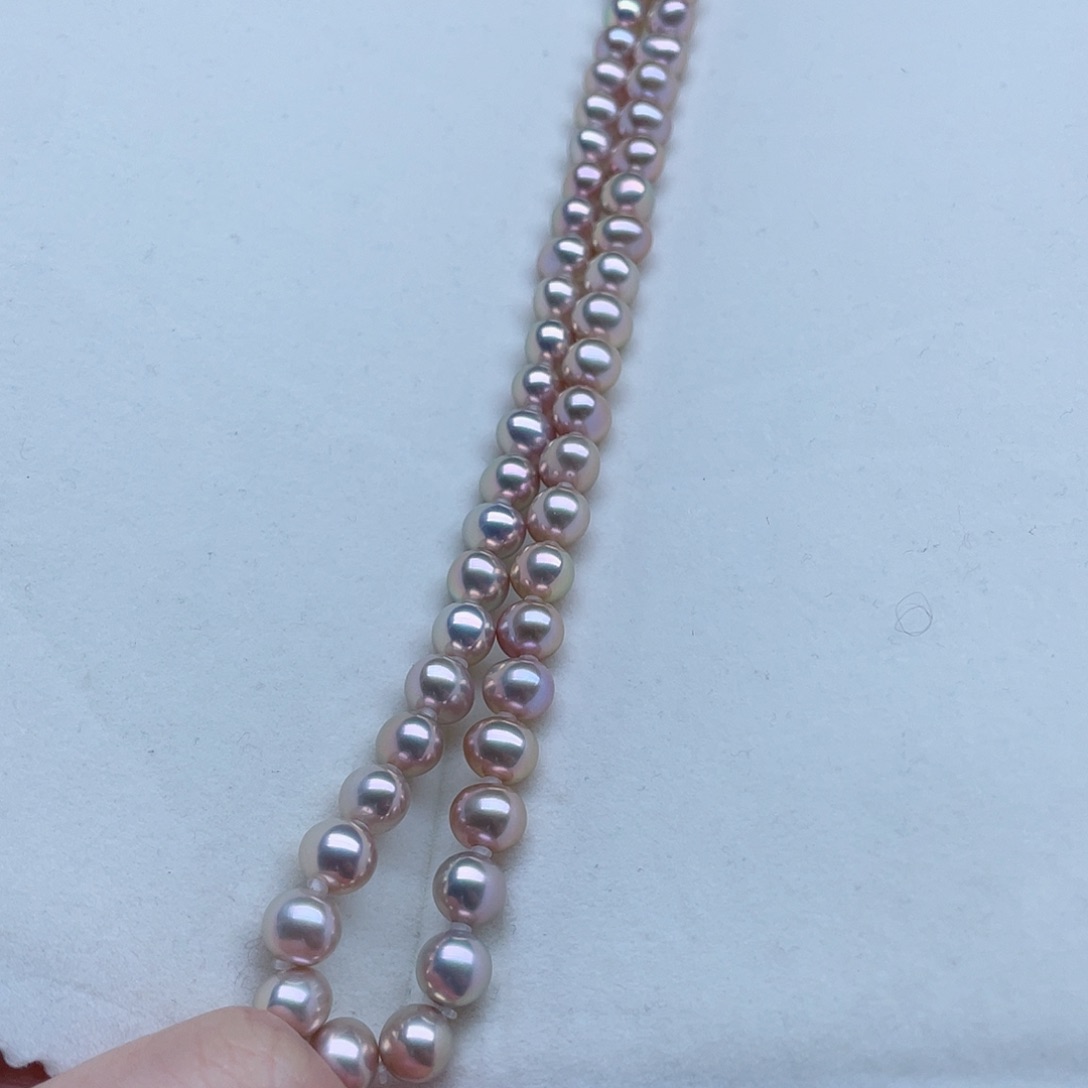 淡水珍珠颈饰银S925镶嵌