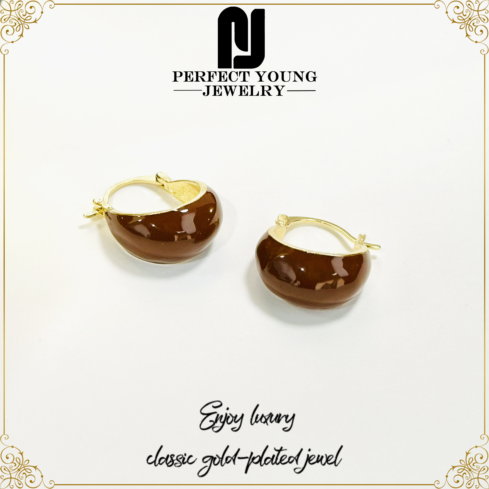 法式轻奢优雅设计气质百搭耳钉Z-8037