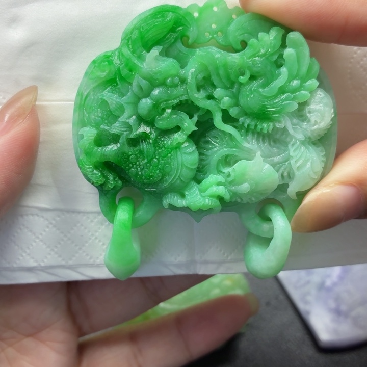 歼***儿定制翡翠未镶嵌毛货待编款式不退不换