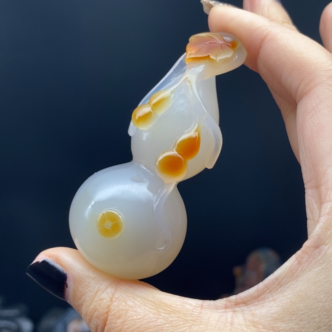 玛瑙/玉髓吊坠(不含链)未镶嵌