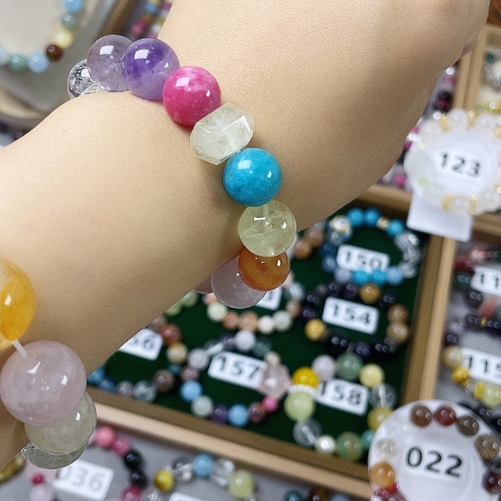 银S925镶嵌手链水晶
