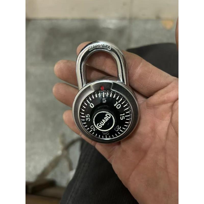 正品老库存转盘式挂锁密码锁