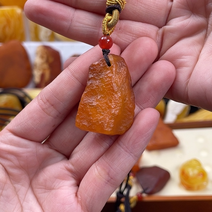 蜜蜡项链未镶嵌5.8克
