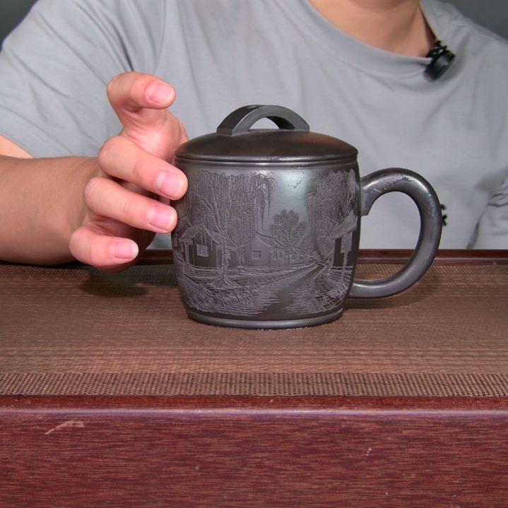 茶杯紫砂高货放漏