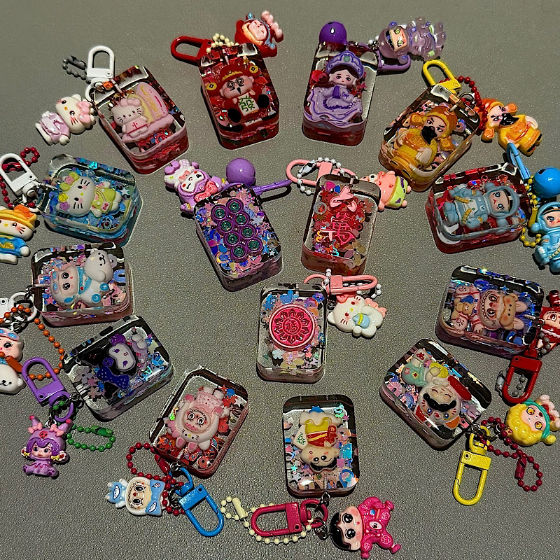 【手工麻将】钥匙扣树脂挂件车载配饰包包挂绳桌面摆件情侣生日礼物