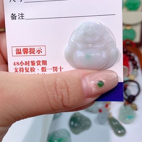 颈饰未镶嵌翡翠佛公