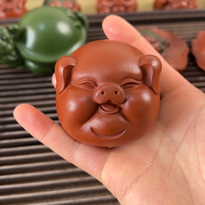 紫砂茶宠紫砂福猪