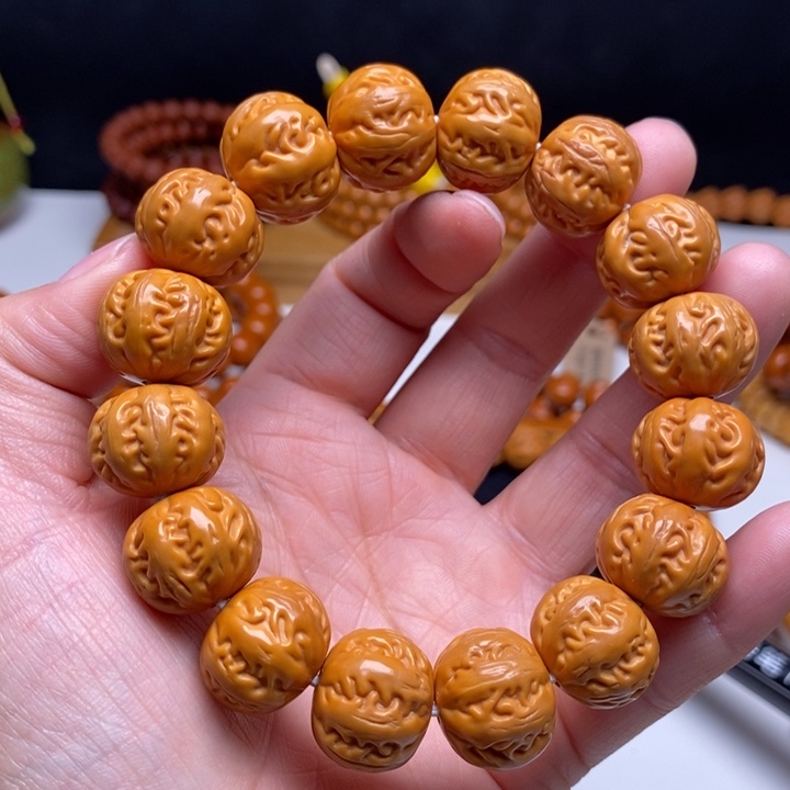 猴头核桃吊坠精品猴头