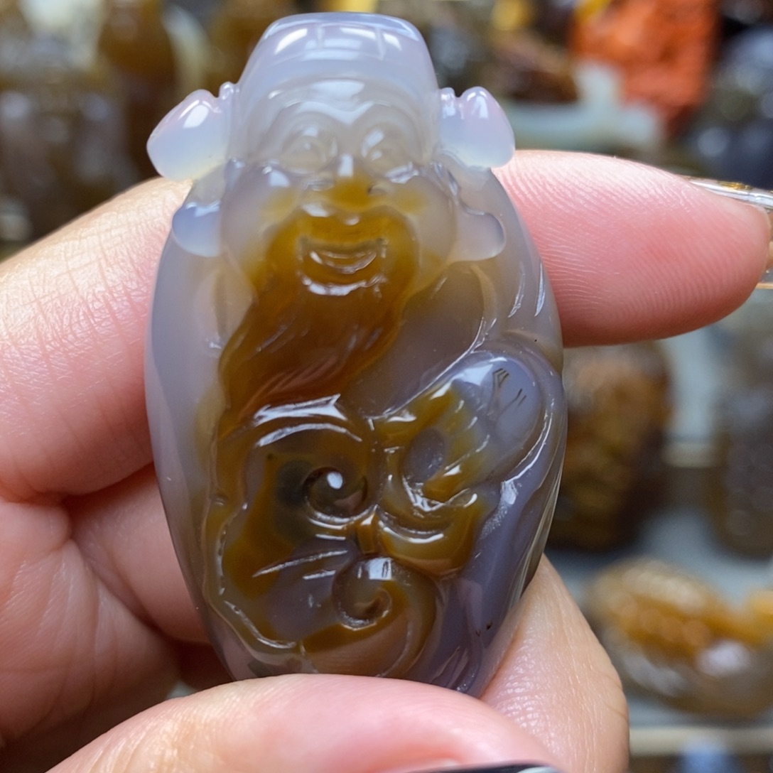 玛瑙/玉髓挂件未镶嵌