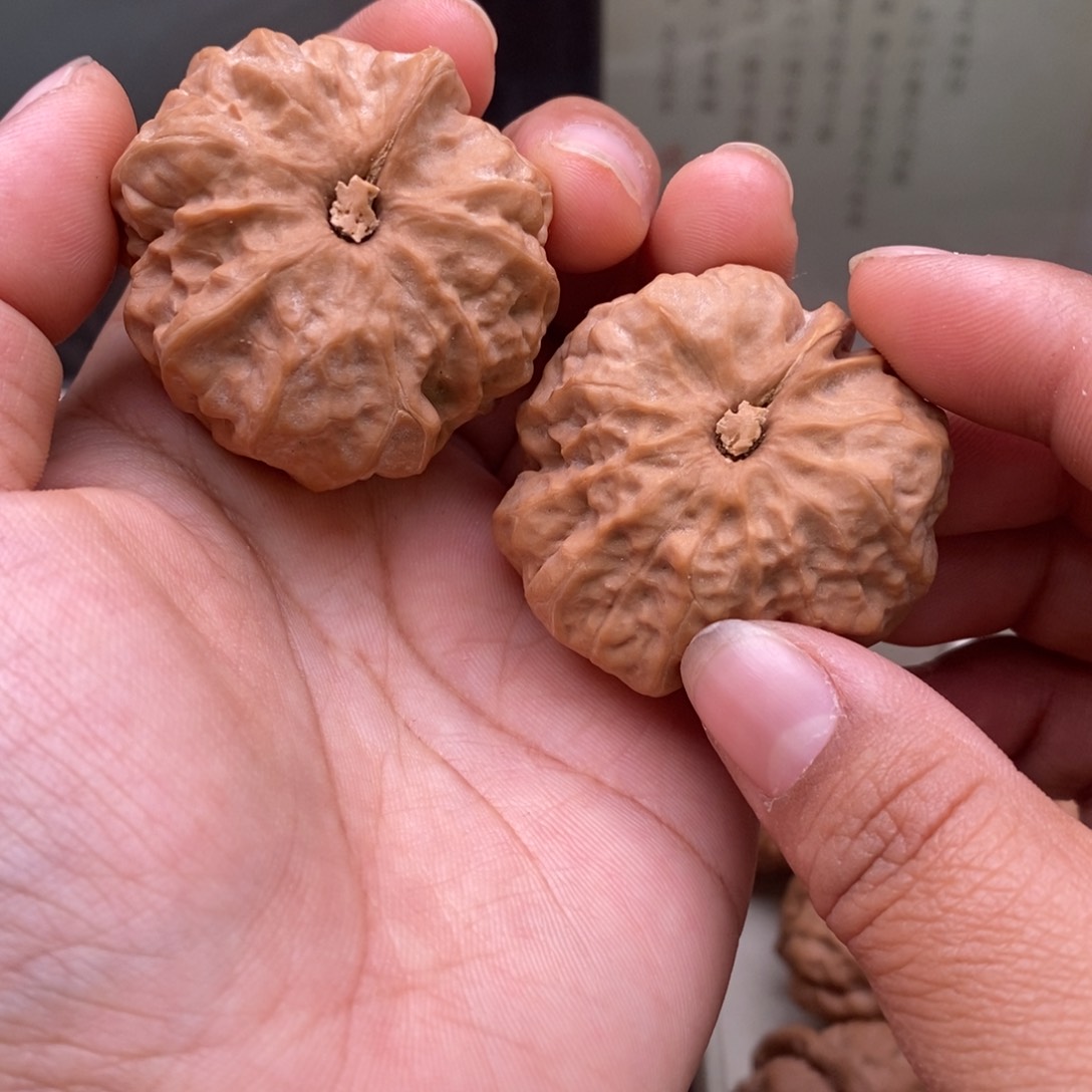 文玩核桃把件40一帆风顺