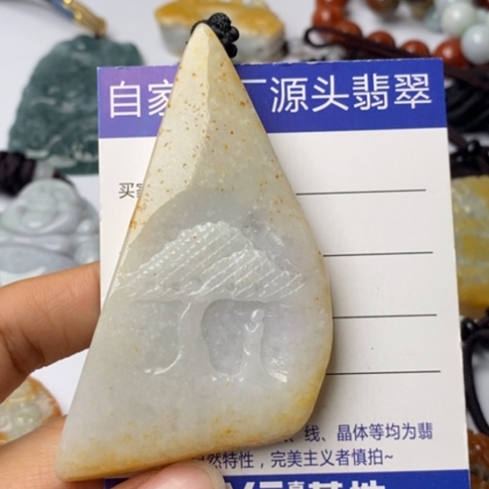 翡翠颈饰未镶嵌翡翠