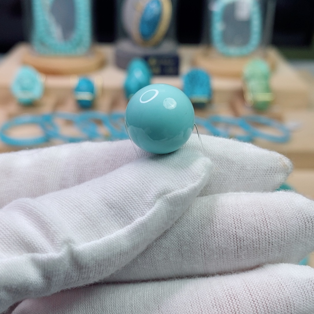 绿松石未镶嵌珠宝奇石16mm