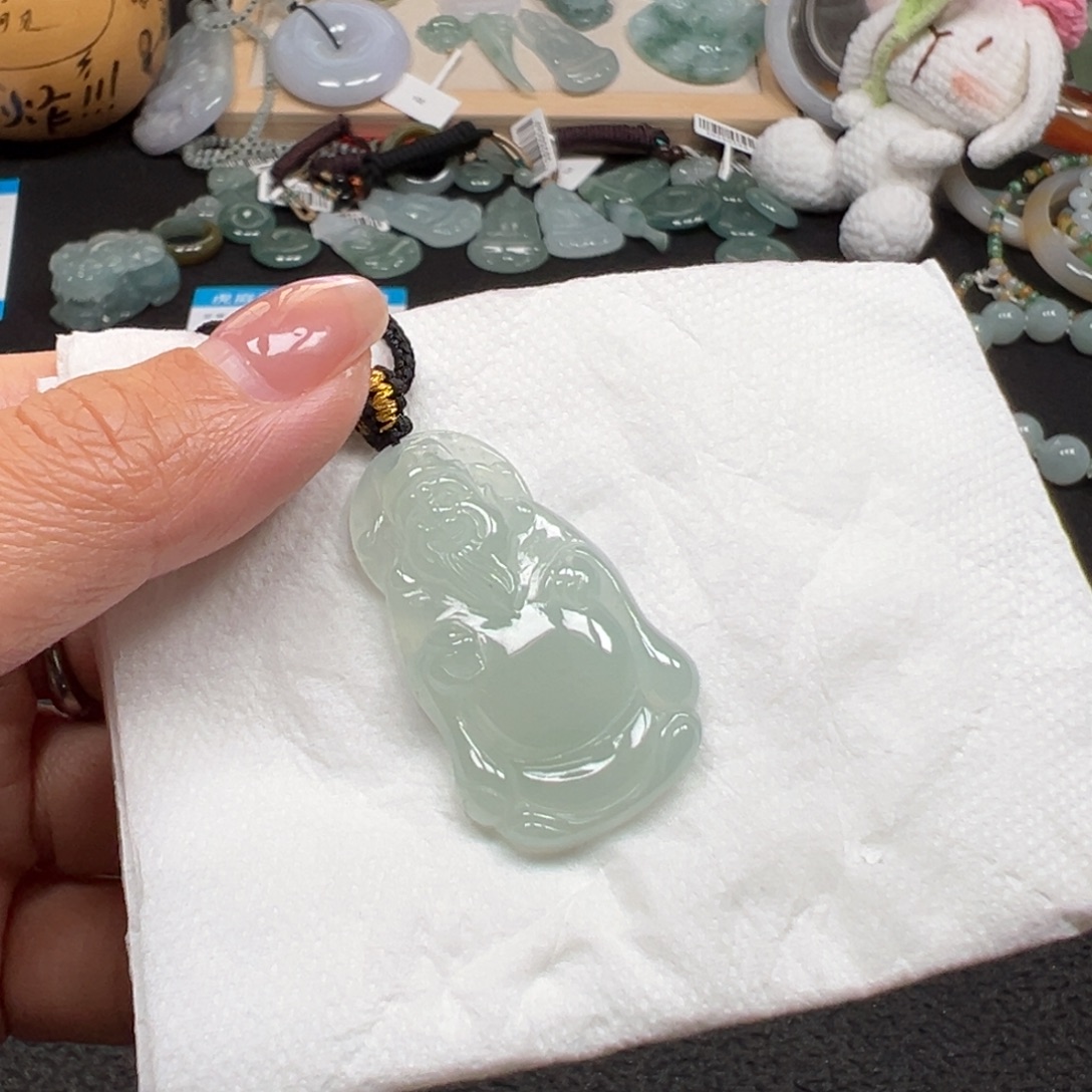 翡翠未镶嵌颈饰天然A货缅甸翡翠