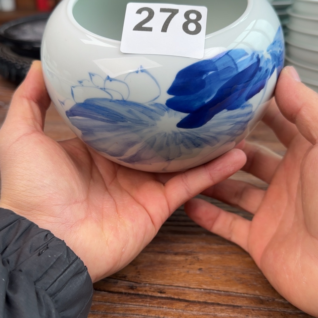 杯用****0一泓手作278荷花鱼水洗