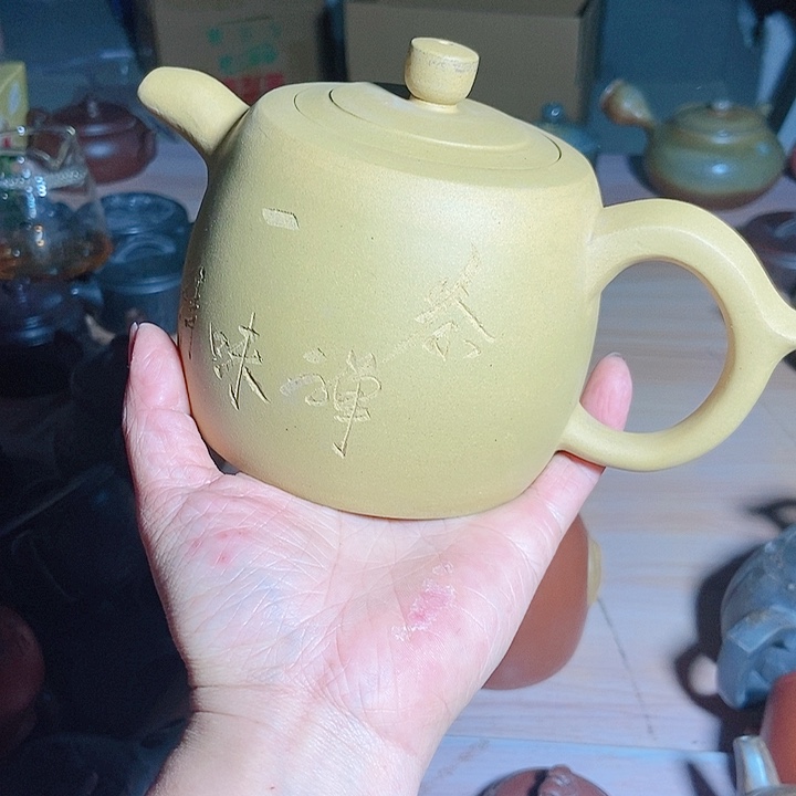 紫砂茶杯宜兴紫砂全手工制作