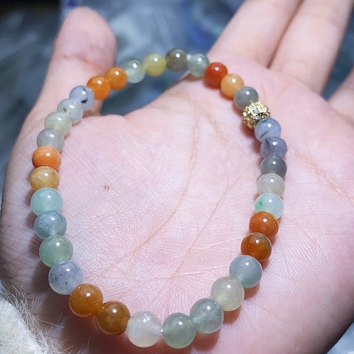 未镶嵌手串翡翠天然缅甸A货翡翠