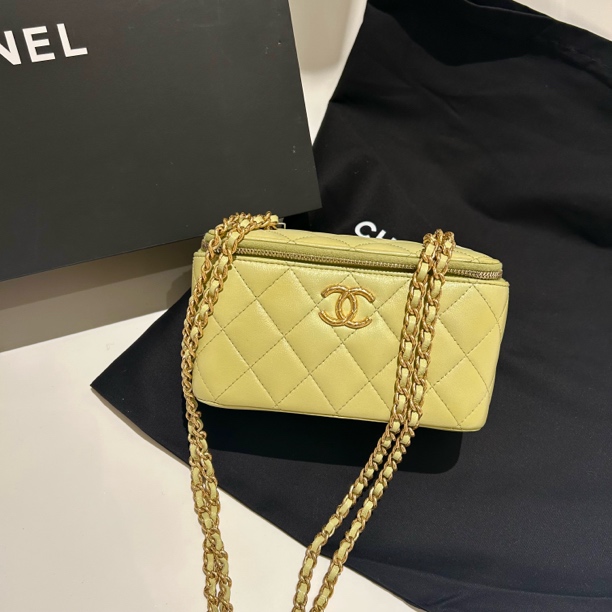 95新 Chanel/香奈儿 多多奢品/香奈儿芯片款盒子包98新包展